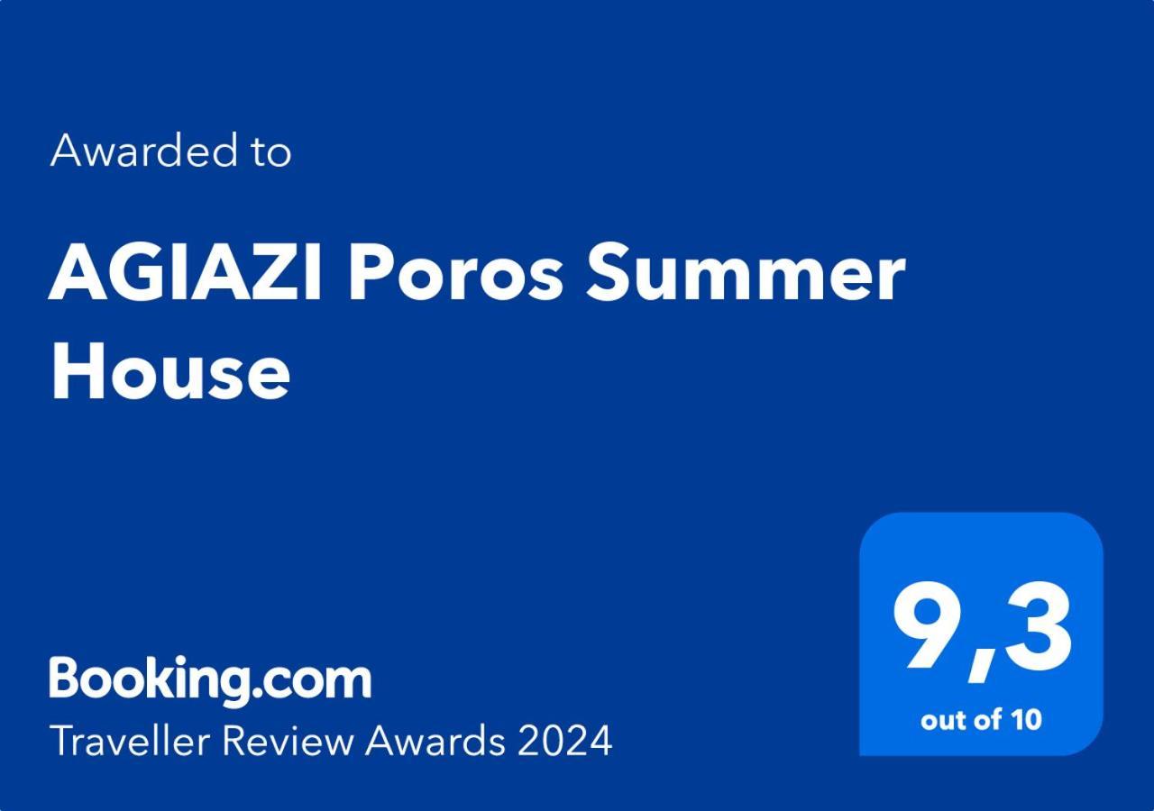 Agiazi Poros Summer House Galatás エクステリア 写真